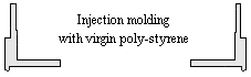 glass bottom dish diagram: injection molding